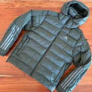 adidas Green Puffer Jacket